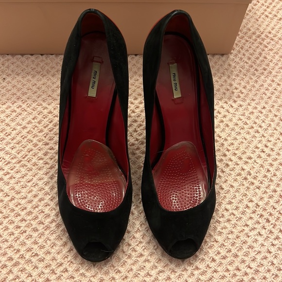 Miu Miu black and red heel - Picture 4 of 9
